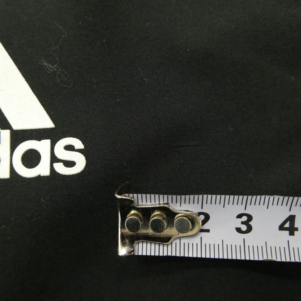 adidas アディダス DP0875 × GOSHA RUBCHINSKIY ゴーシャラブチンスキー WOVEN JACKET ロゴプリント ウーブン フーデッド トラック ジャケット ブルゾン ブラック系 O【中古】