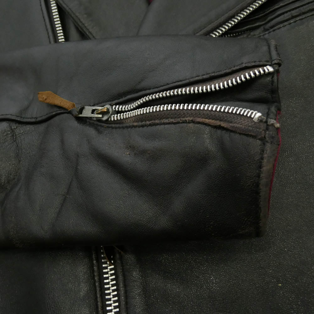 BELSTAFF ベルスタッフ ダブル レザー ライダース ジャケット ブラック系【中古】