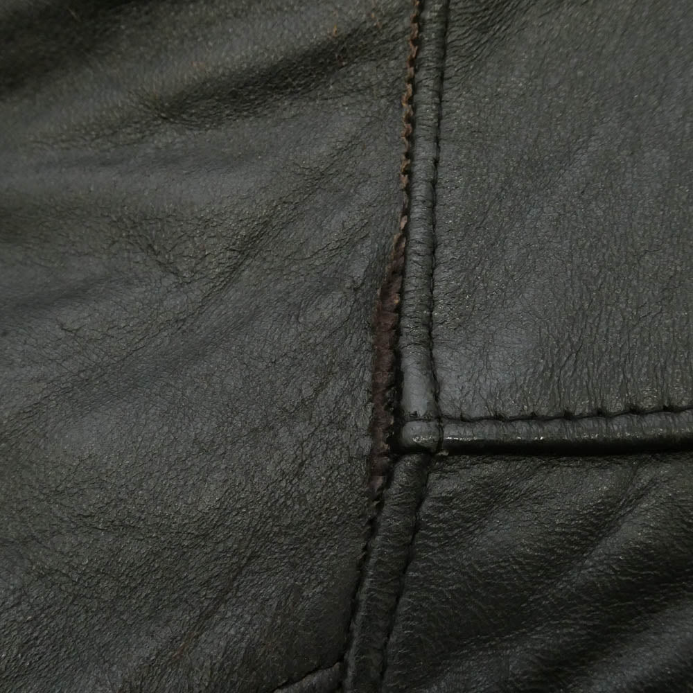 BELSTAFF ベルスタッフ ダブル レザー ライダース ジャケット ブラック系【中古】