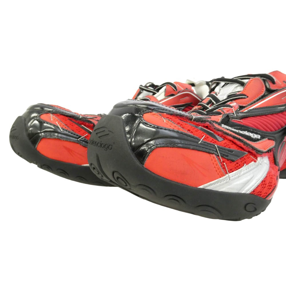 BALENCIAGA バレンシアガ 26SS 841506 Soleless Sneakers ローカット スニーカー レッド系 27.5cm【中古】
