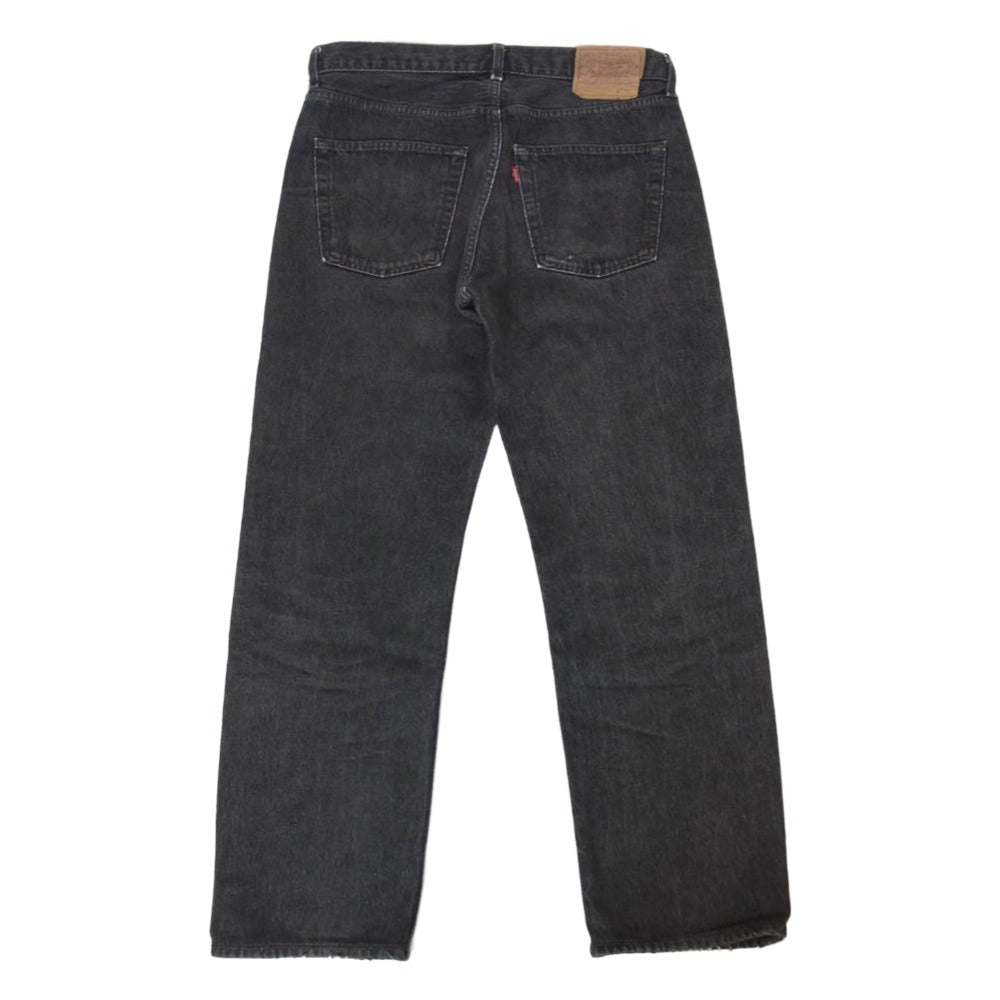 Levi's リーバイス ユーロリーバイス 501 ブラックデニム パンツ ジーンズ ブラック系 33【中古】