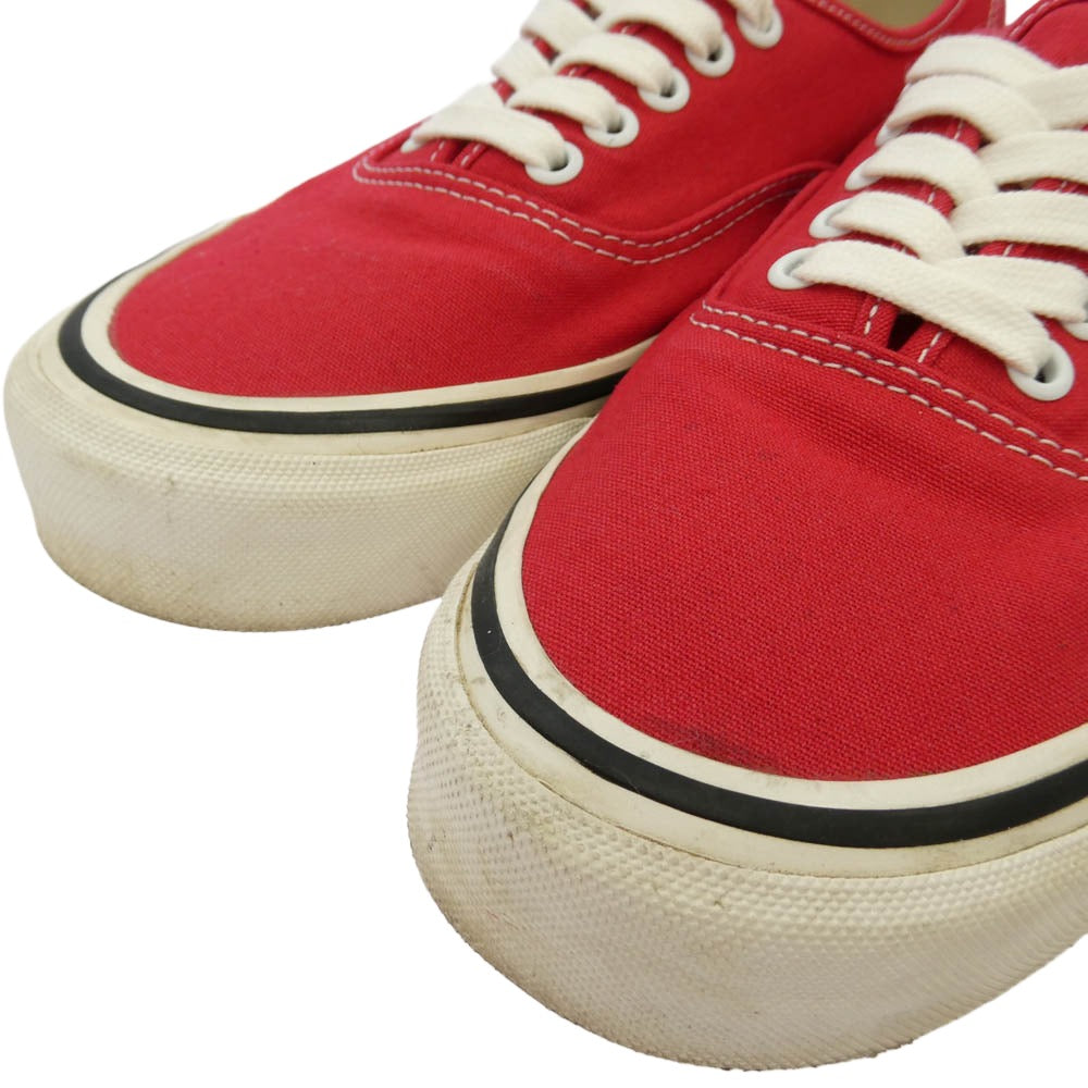VANS バンズ VN0A38ENMR9 AUTHENTIC 44 DX オーセンティック デラックス アナハイムファクトリー スニーカー レッド系 ホワイト系 28cm【中古】