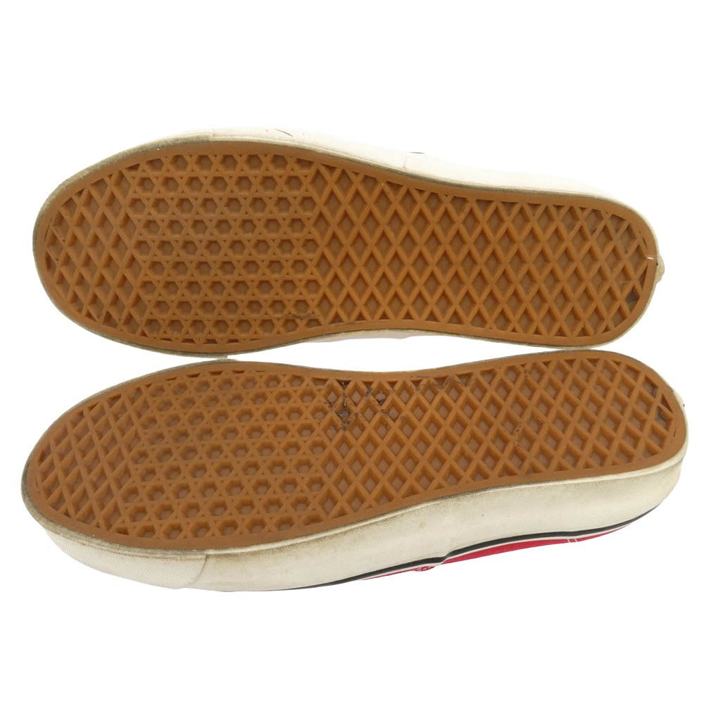 VANS バンズ VN0A38ENMR9 AUTHENTIC 44 DX オーセンティック デラックス アナハイムファクトリー スニーカー レッド系 ホワイト系 28cm【中古】