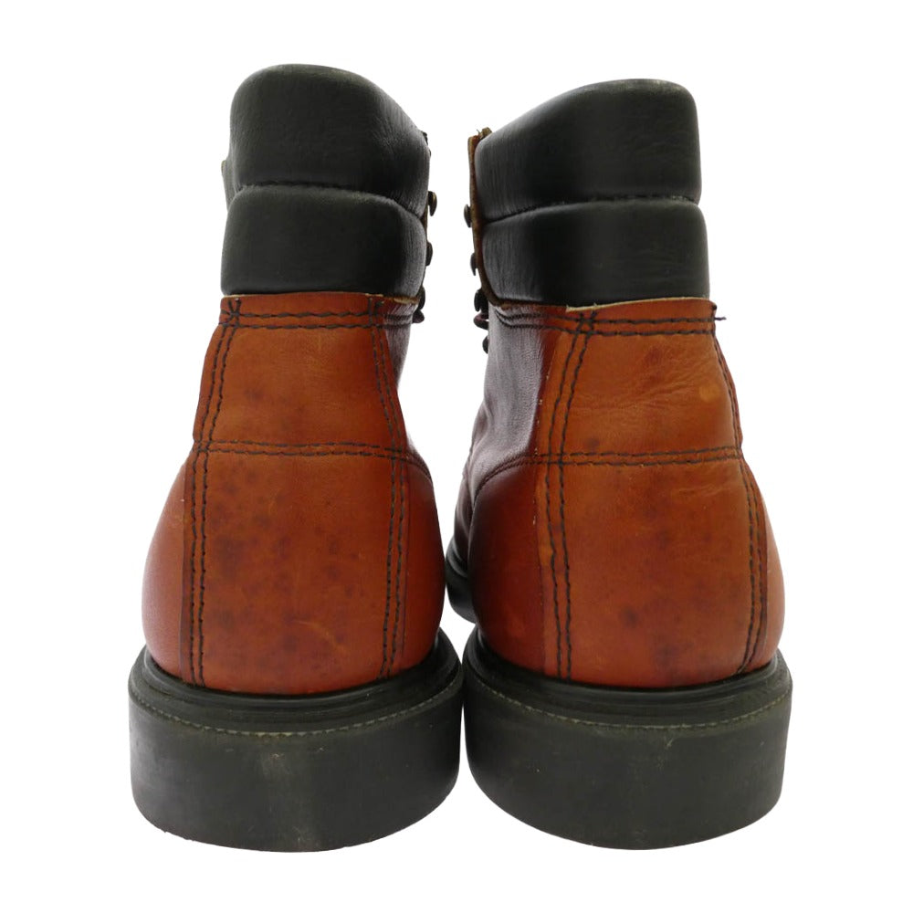 RED WING レッドウィング 204 刺繍羽タグ スーパーソール モックトゥ ワークブーツ ブラウン系 US9E【中古】