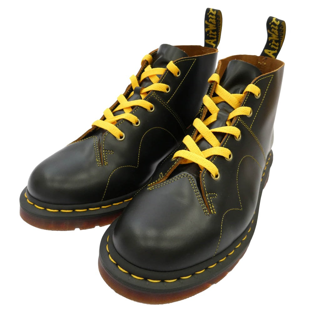 Dr.Martens ドクターマーチン 16054001 CHURCH チャーチ モンキー レザー ブーツ ブラック系 UK10【中古】