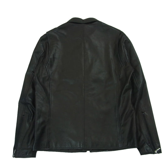 リーセンシーオブマイン アバハウス シープ レザー シングル ライダース ジャケット ブラック系 46【中古】