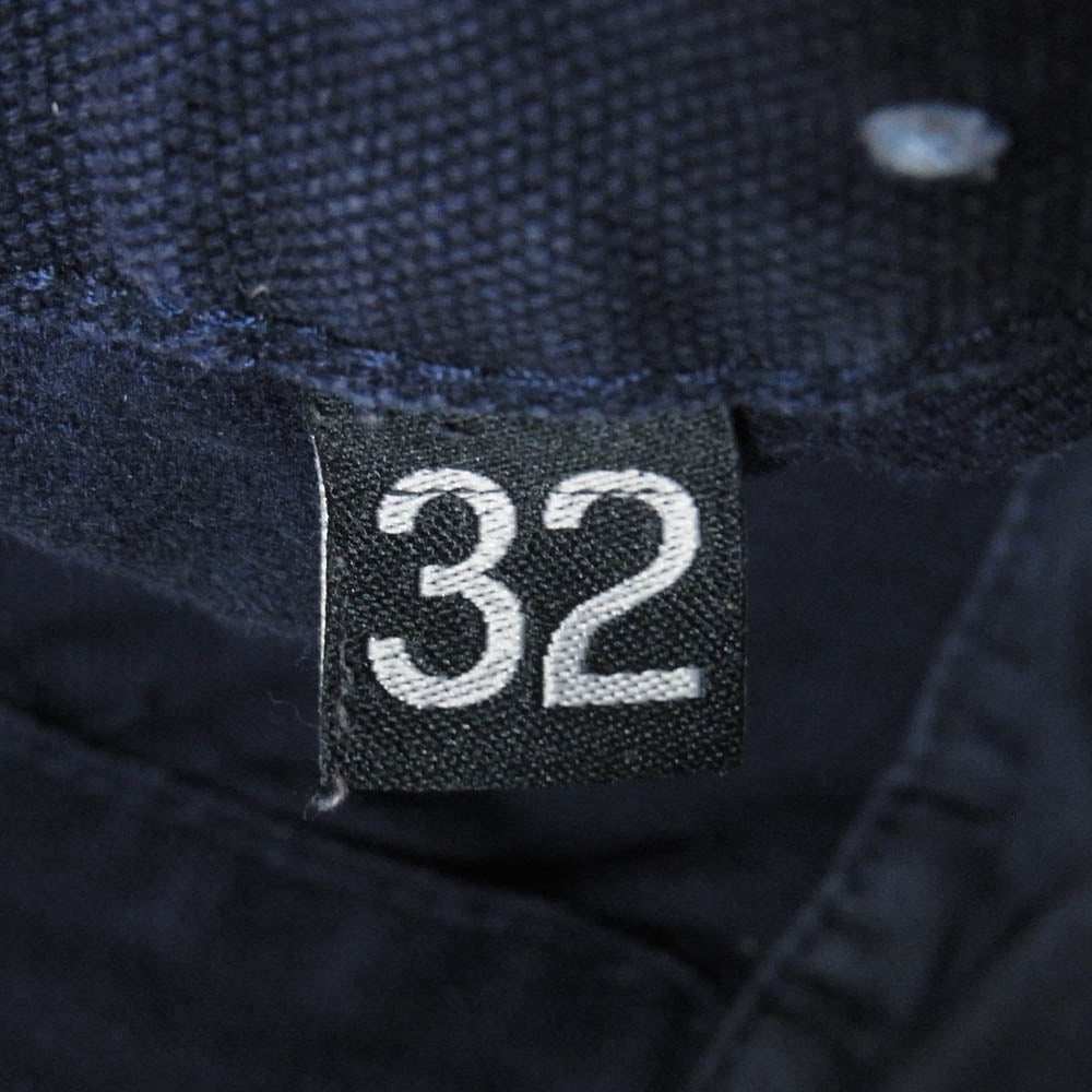 Nigel Cabourn ナイジェルケーボン 8011150000 FOUR PLEAT PANT ダック地 2タック パンツ ネイビー系 32【中古】