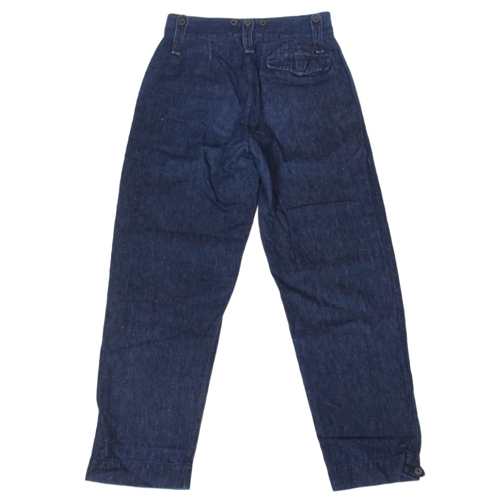 Nigel Cabourn ナイジェルケーボン 8010-15-0400 BRITISH ARMY PANT DENIM ブリティッシュアーミーパンツ コットンリネンデニム インディゴブルー系 30【中古】