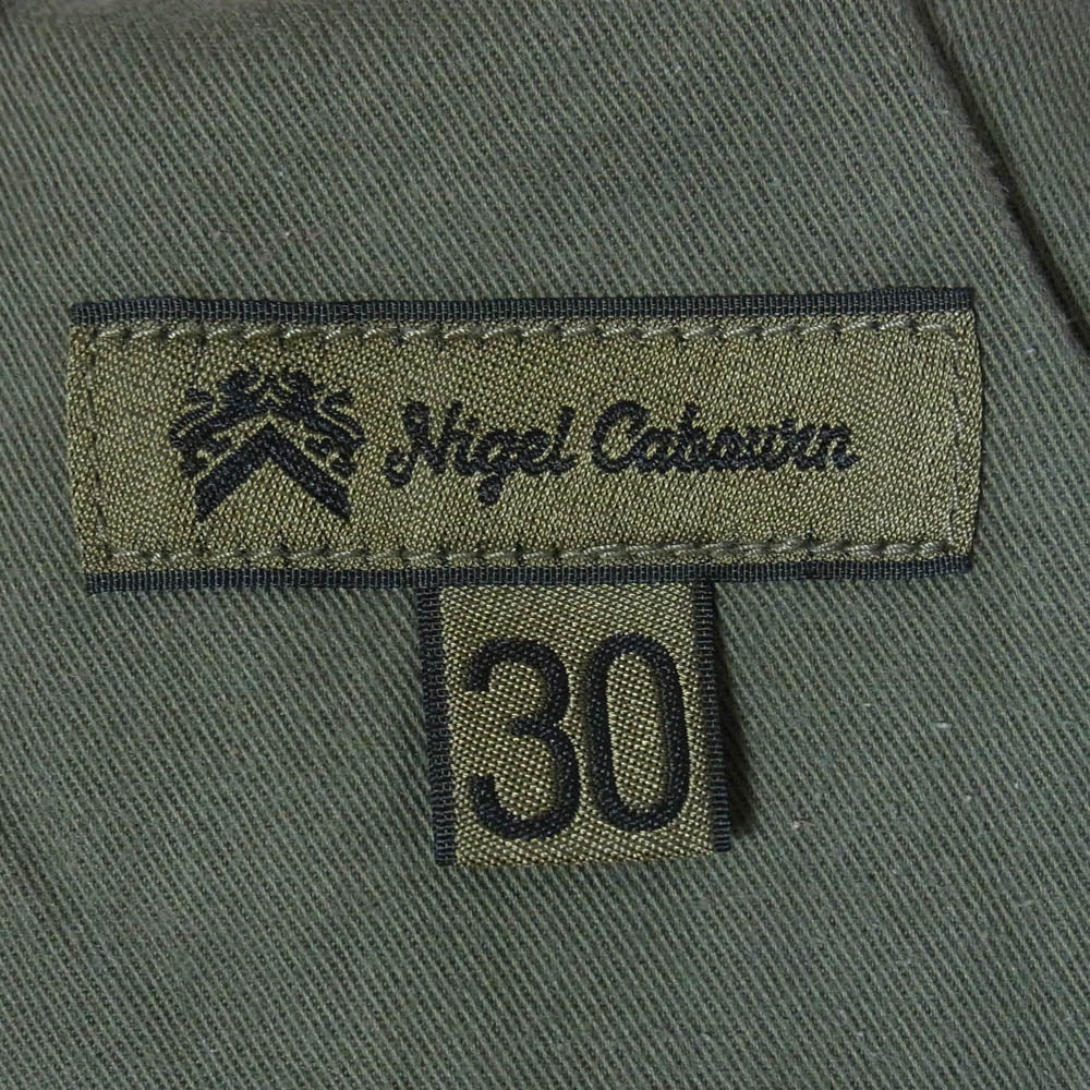 Nigel Cabourn ナイジェルケーボン 8010-15-0400 BRITISH ARMY PANT DENIM ブリティッシュアーミーパンツ コットンリネンデニム インディゴブルー系 30【中古】