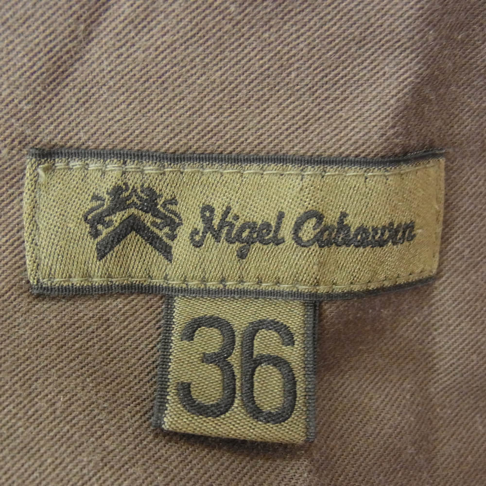 Nigel Cabourn ナイジェルケーボン 8042-00-50012 ARMY CARGO PANT アーミーカーゴパンツ カーキ系 36【中古】