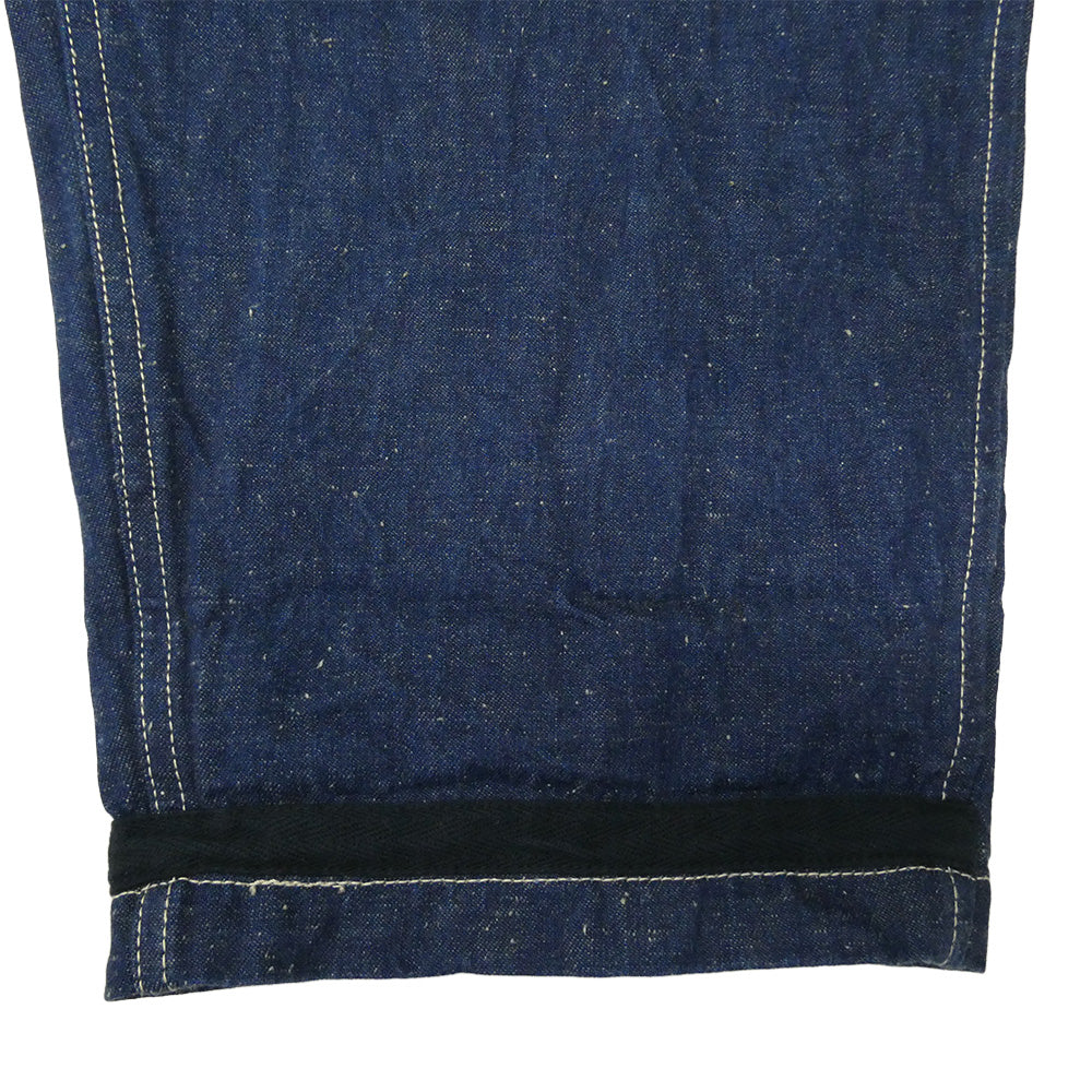 Nigel Cabourn ナイジェルケーボン 8039-13-50530 LYBRO NAVAL DUNGAREE SPLIT デニム切替 モールスキン オーバーオール インディゴブルー系 50【中古】