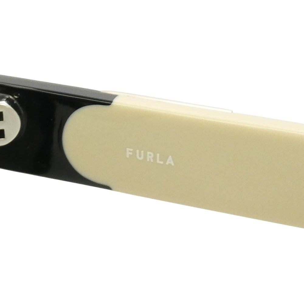 Furla フルラ SFU849J ジャパンモデル オーバル サングラス アイウェア フレーム：ブラック系 55□16【中古】