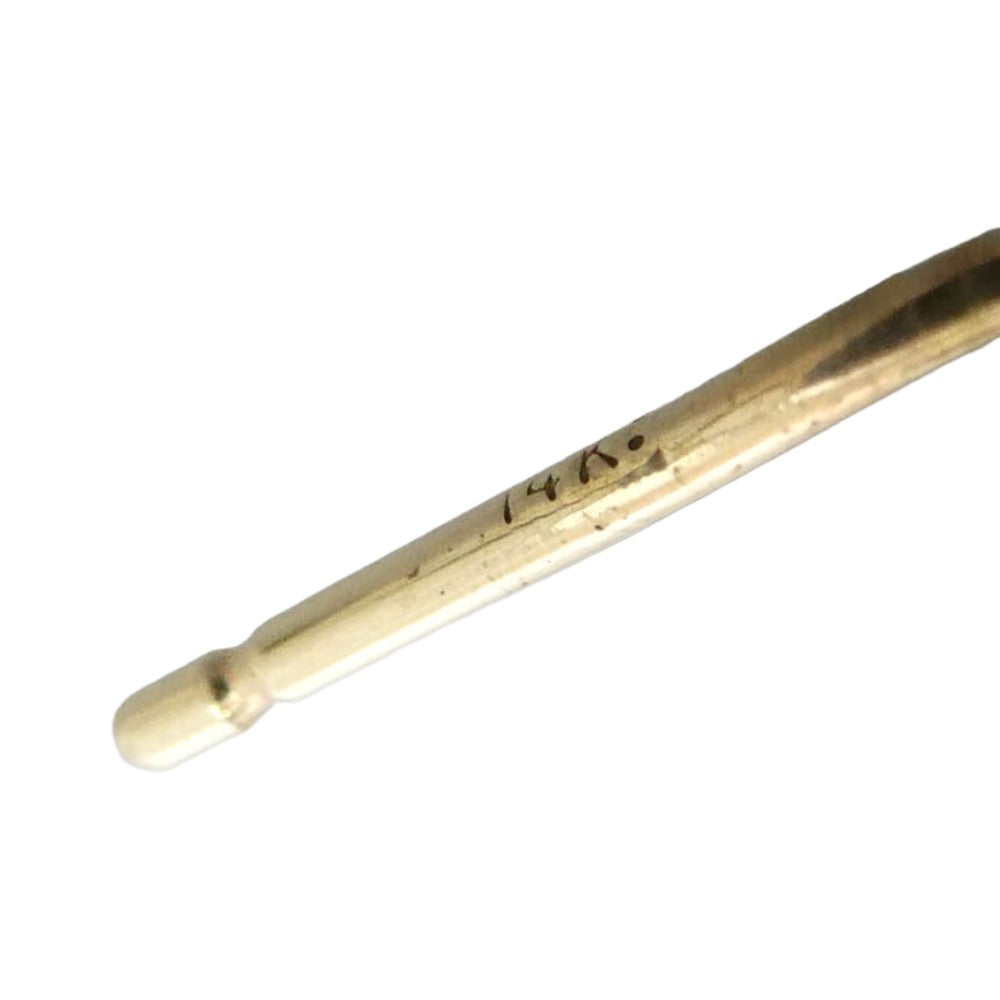 CHROME HEARTS クロムハーツ（原本無） HOOP SCROOL 1 スクロール フープ ピアス シルバー系【中古】