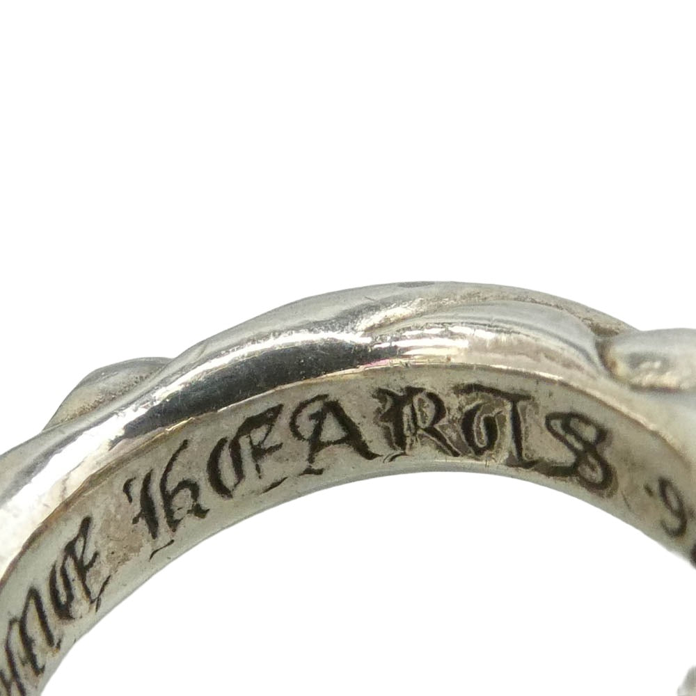 CHROME HEARTS クロムハーツ（原本無） HOOP SCROOL 1 スクロール フープ ピアス シルバー系【中古】