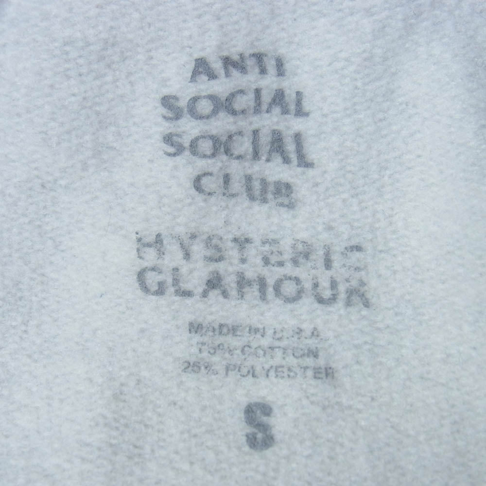 アンチ ソーシャル ソーシャル クラブ 20SS SS3000P anti social social club アンチ ソーシャル ソーシャル クラブ クルー スウェット グレー系 S【中古】