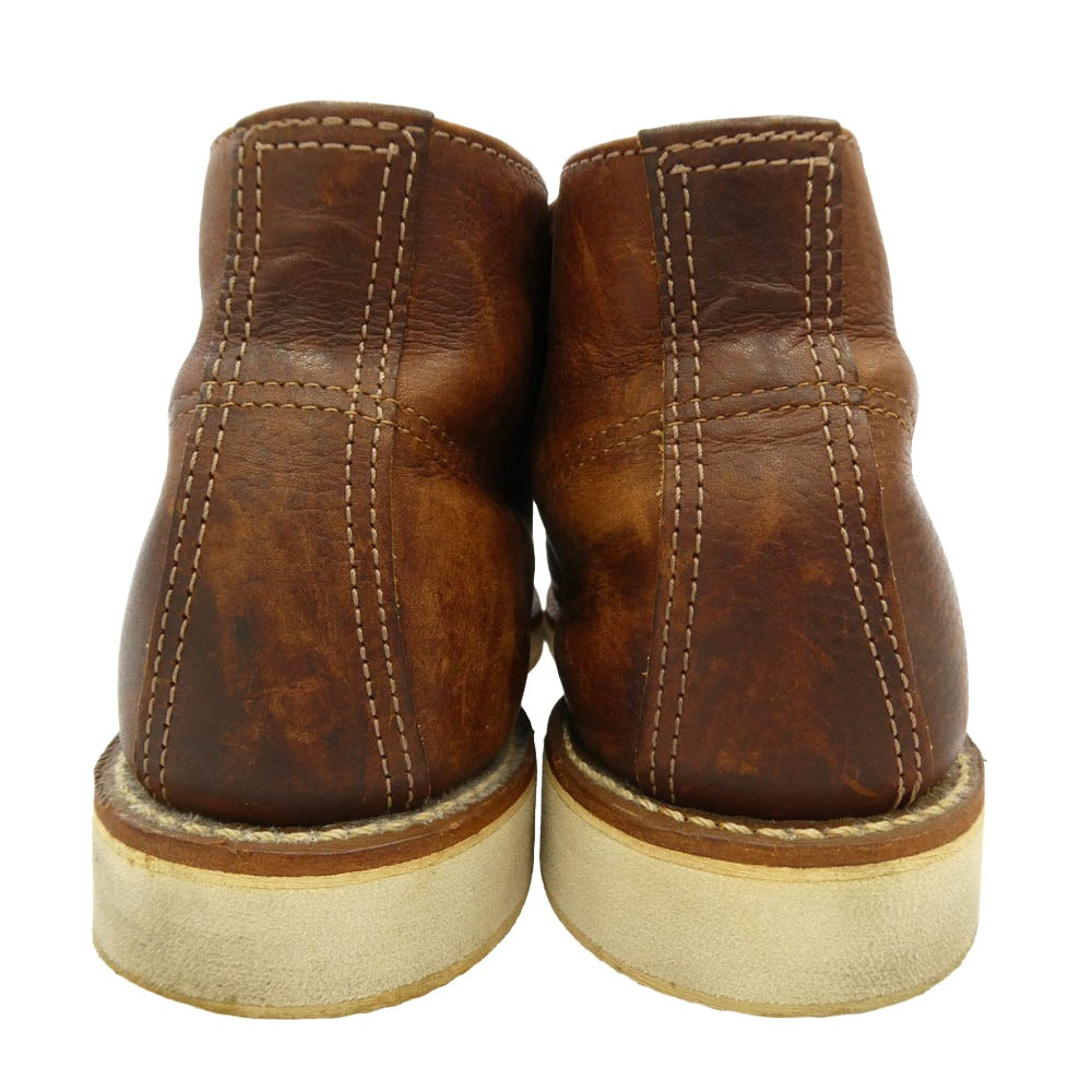 RED WING レッドウィング 3141 WORK CHUKKA ワーク チャッカ ブーツ ブラウン系 US8.5D【中古】