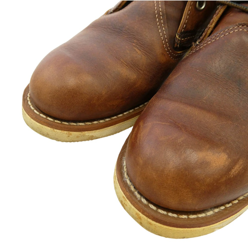 RED WING レッドウィング 3141 WORK CHUKKA ワーク チャッカ ブーツ ブラウン系 US8.5D【中古】