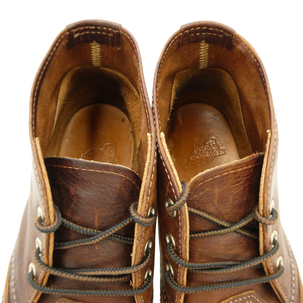 RED WING レッドウィング 3141 WORK CHUKKA ワーク チャッカ ブーツ ブラウン系 US8.5D【中古】
