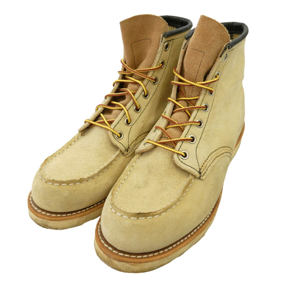 RED WING レッドウィング 8173 Dワイズ 6inch CLASSIC MOC TOE モックトゥ ブーツ ベージュ系 US8.5D【中古】