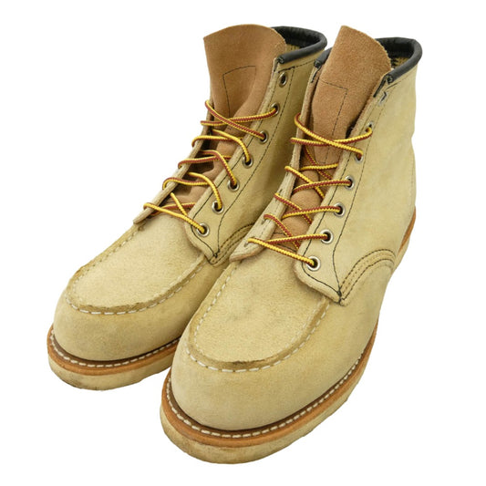 RED WING レッドウィング 8173 Dワイズ 6inch CLASSIC MOC TOE モックトゥ ブーツ ベージュ系 US8.5D【中古】