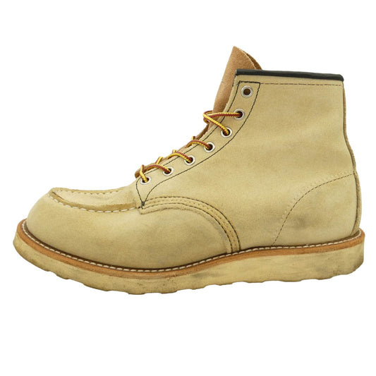 RED WING レッドウィング 8173 Dワイズ 6inch CLASSIC MOC TOE モックトゥ ブーツ ベージュ系 US8.5D【中古】