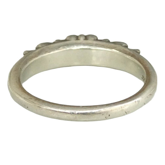 CHROME HEARTS クロムハーツ（原本無） BABY CLASSIC ベイビー クラシック フローラルクロス リング シルバー系 20号【中古】