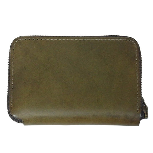 エムピウ zonzo napoli ゾンゾ ナポリ コンパクト 財布 ダークブラウン系【美品】【中古】