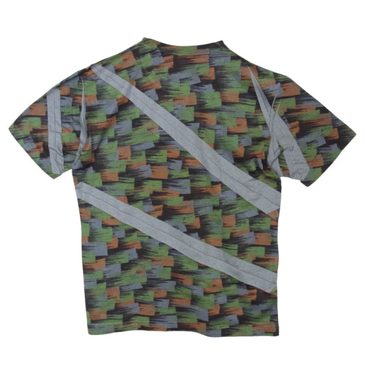 ISSEY MIYAKE イッセイミヤケ ME21JK448 総柄プリーツ Tシャツ カットソー グリーン系 2【中古】