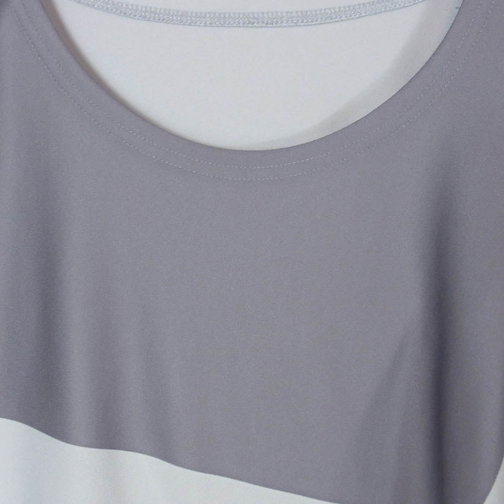 ISSEY MIYAKE イッセイミヤケ LA41JK140 im MEN GEOMETRY PLATING JERSEY ジオメトリー プレーティング ジャージー Tシャツ カットソー グレー系 3【中古】