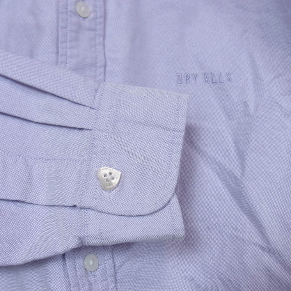 HUMAN MADE ヒューマンメイド 25AW HM30SH005 OXFORD BD L/S SHIRT オックスフォード ボタンダウン ロングスリーブ 長袖 シャツ パープル系 L【中古】