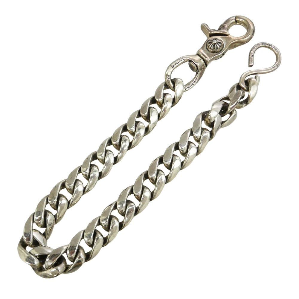 CHROME HEARTS クロムハーツ（原本有） CLASSIC SHORT-S 1クリップ ショート クラシックリンク ウォレットチェーン シルバー系【中古】