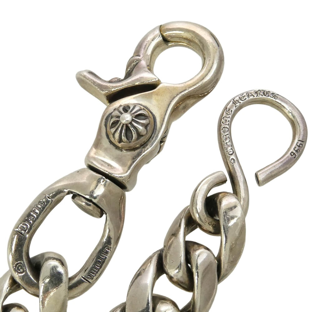 CHROME HEARTS クロムハーツ（原本有） CLASSIC SHORT-S 1クリップ ショート クラシックリンク ウォレットチェーン シルバー系【中古】