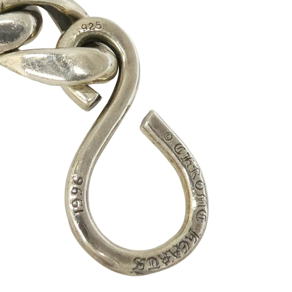 CHROME HEARTS クロムハーツ（原本有） CLASSIC SHORT-S 1クリップ ショート クラシックリンク ウォレットチェーン シルバー系【中古】