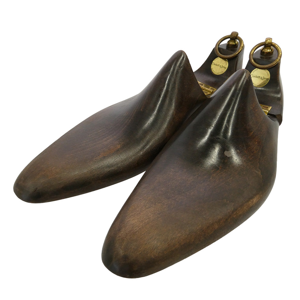 CROCKETT&JONES クロケットアンドジョーンズ 木製 シューツリー シューキーパー ラスト ブラウン系 6D【中古】