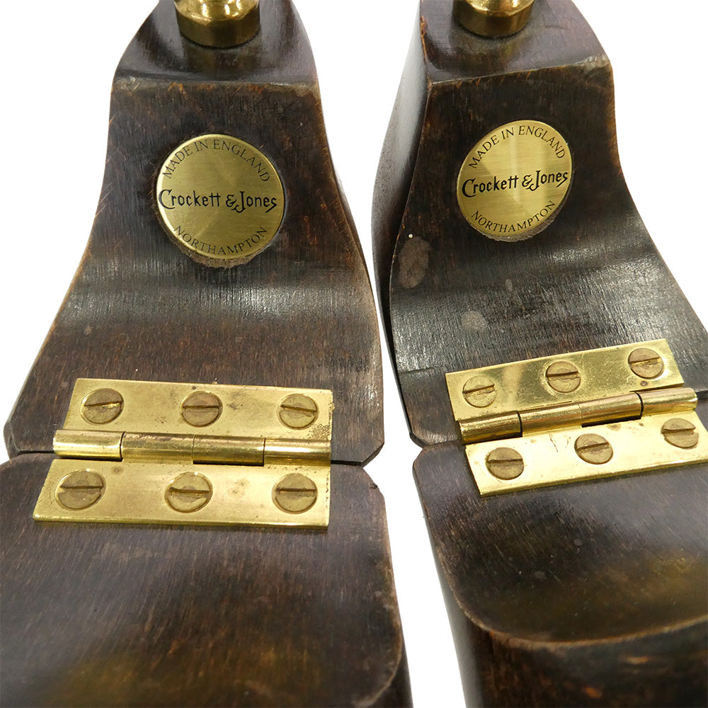 CROCKETT&JONES クロケットアンドジョーンズ 木製 シューツリー シューキーパー ラスト ブラウン系 6D【中古】