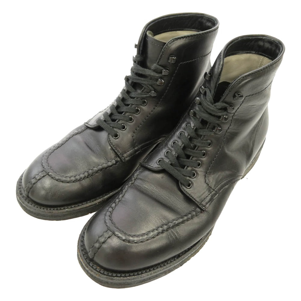 ALDEN オールデン 45491H TANKER BOOT Arknets 別注 クロムエクセル ミリタリーラスト プランテンションソール タンカーブーツ ブラック系 6.5【中古】