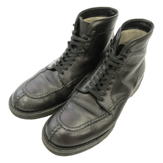 ALDEN オールデン 45491H TANKER BOOT Arknets 別注 クロムエクセル ミリタリーラスト プランテンションソール タンカーブーツ ブラック系 6.5【中古】