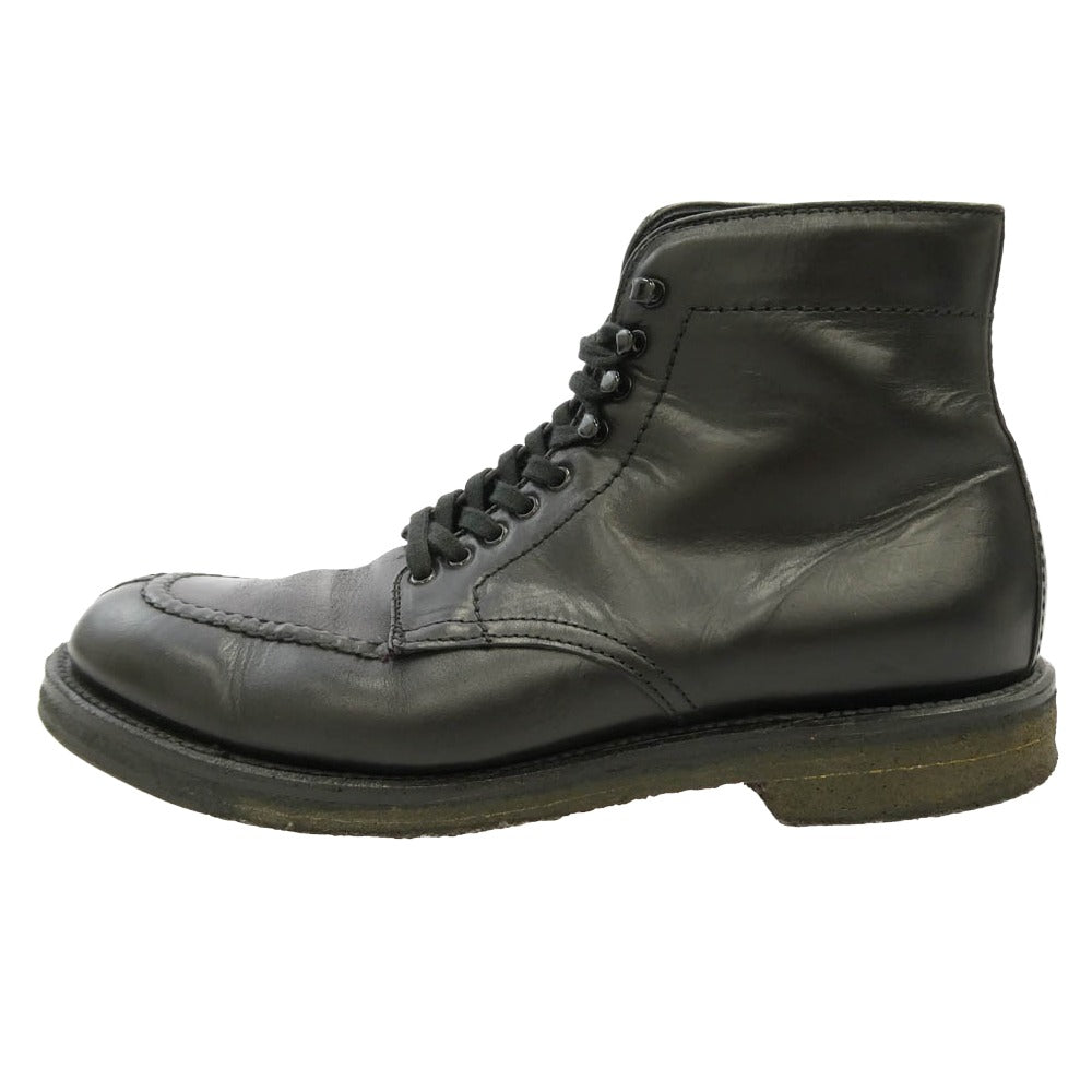 ALDEN オールデン 45491H TANKER BOOT Arknets 別注 クロムエクセル ミリタリーラスト プランテンションソール タンカーブーツ ブラック系 6.5【中古】