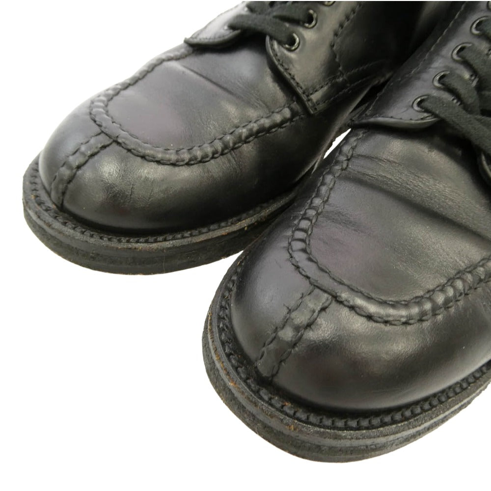 ALDEN オールデン 45491H TANKER BOOT Arknets 別注 クロムエクセル ミリタリーラスト プランテンションソール タンカーブーツ ブラック系 6.5【中古】