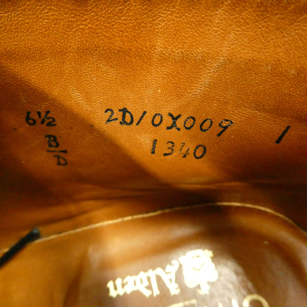 ALDEN オールデン 1340 Chukka Boot Cordovan コードバン レザー チャッカブーツ ダークブラウン系 6.5【中古】