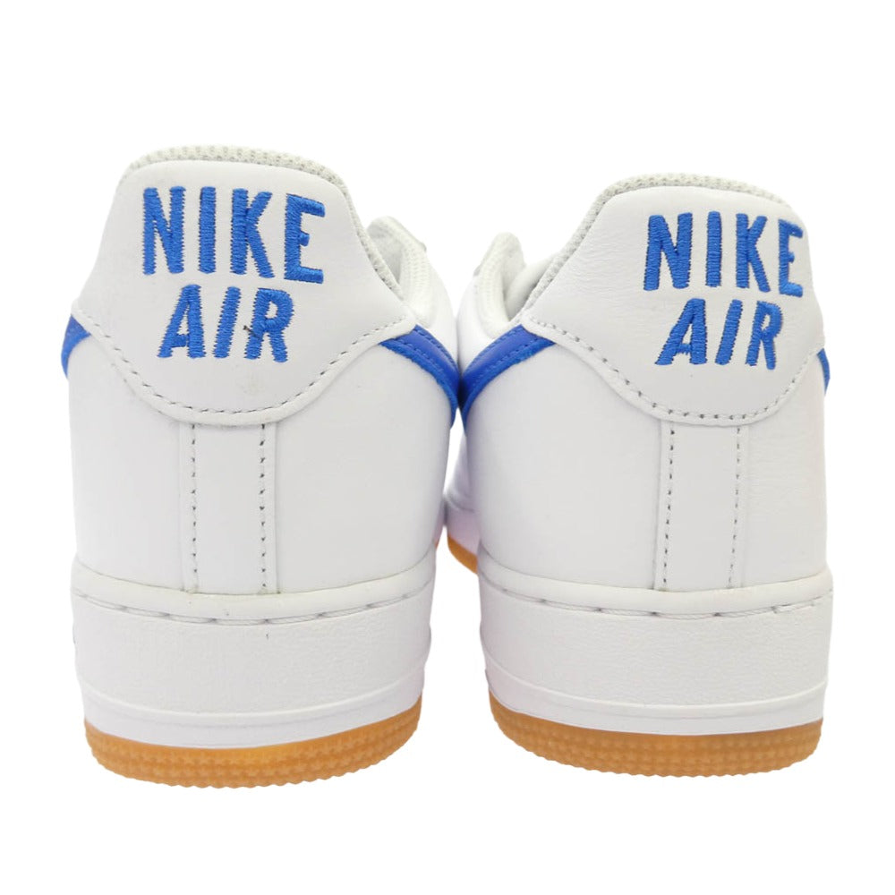 NIKE ナイキ 22SS DJ3911-101 Air Force 1 Low Color of the Month Blue エアフォース1 ロー カラー オブ ザ マンス ブルー スニーカー ホワイト系 ブルー系 26cm【極上美品】【中古】