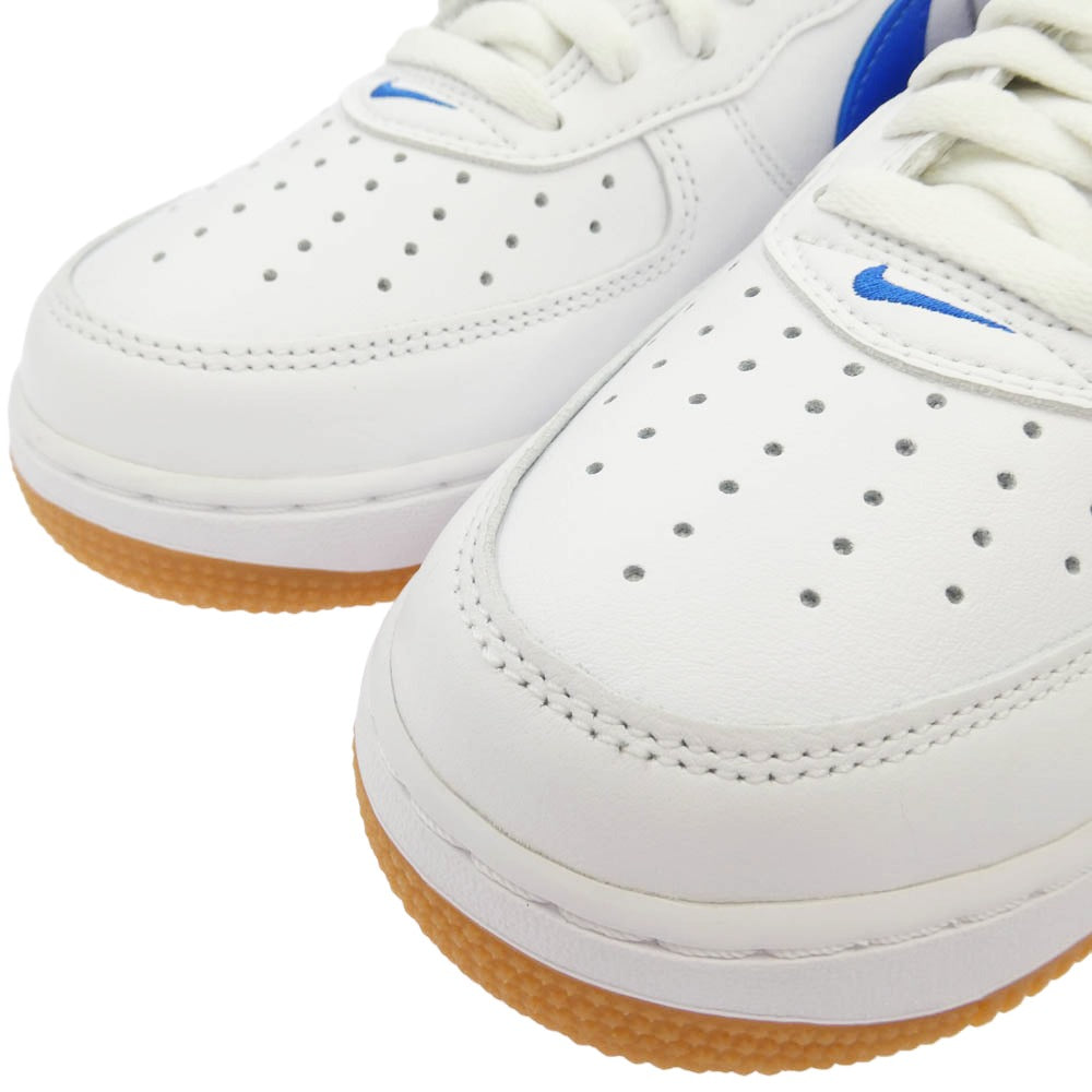 NIKE ナイキ 22SS DJ3911-101 Air Force 1 Low Color of the Month Blue エアフォース1 ロー カラー オブ ザ マンス ブルー スニーカー ホワイト系 ブルー系 26cm【極上美品】【中古】