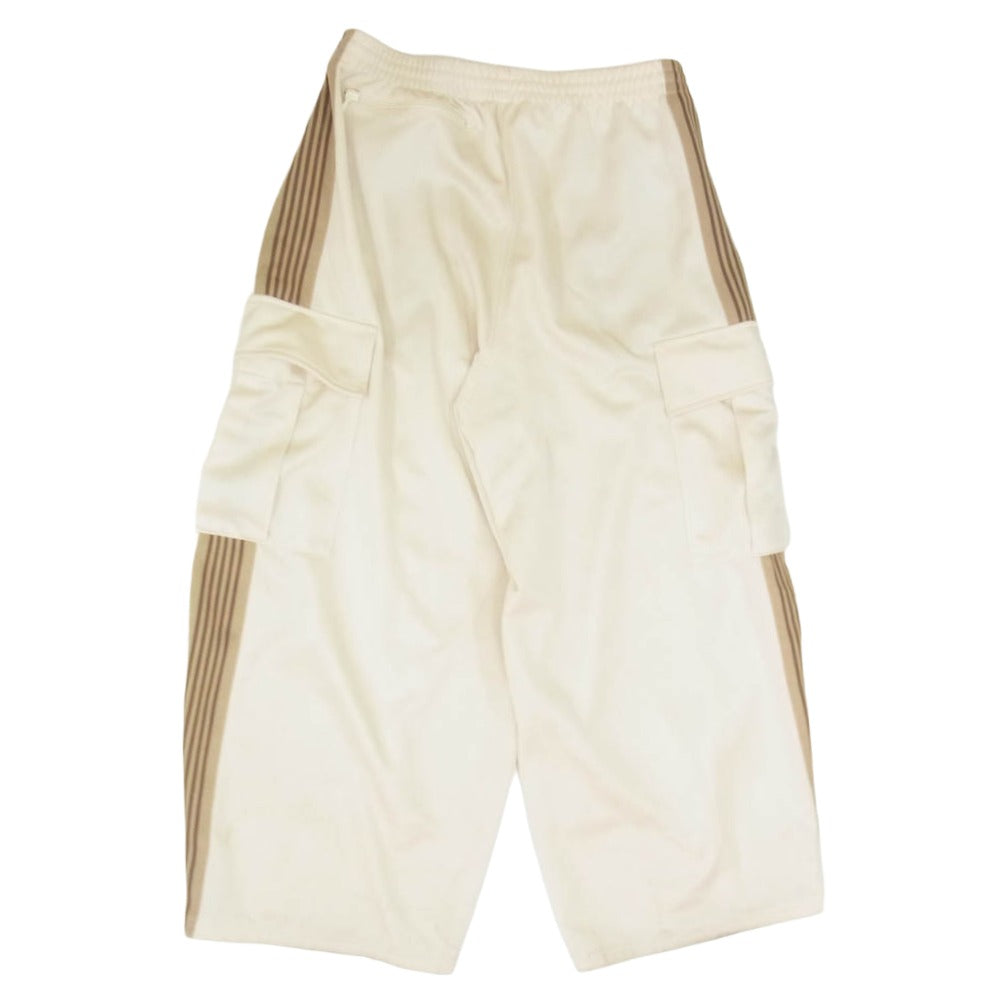 Needles ニードルス QV1661 THE GALLERY BOX 別注モデル H.D. Track Pant ヒザデル トラック パンツ オフホワイト系 M【中古】
