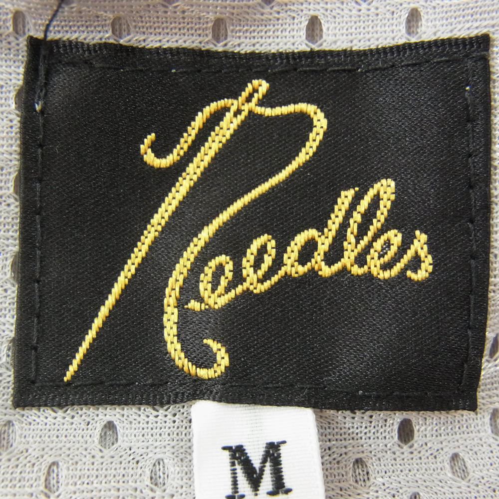 Needles ニードルス QV1661 THE GALLERY BOX 別注モデル H.D. Track Pant ヒザデル トラック パンツ オフホワイト系 M【中古】