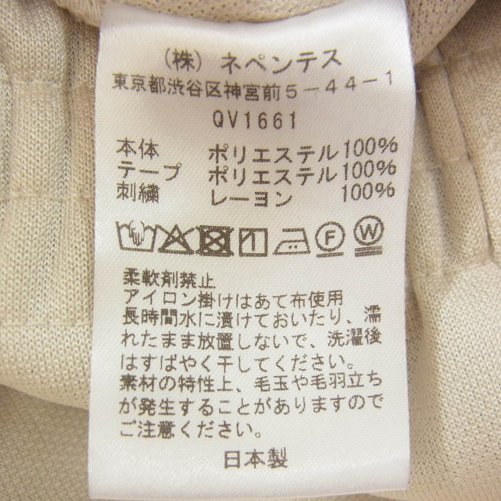 Needles ニードルス QV1661 THE GALLERY BOX 別注モデル H.D. Track Pant ヒザデル トラック パンツ オフホワイト系 M【中古】