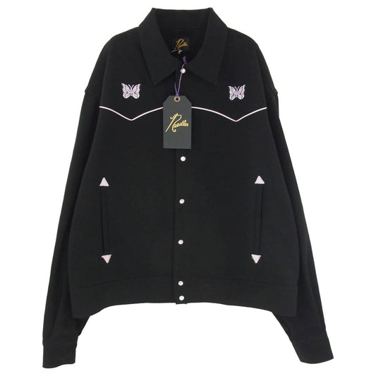 Needles ニードルス 22SS KP122 Piping Cowboy Jacket パイピング カウボーイ ジャケット ブラック系 XL【中古】