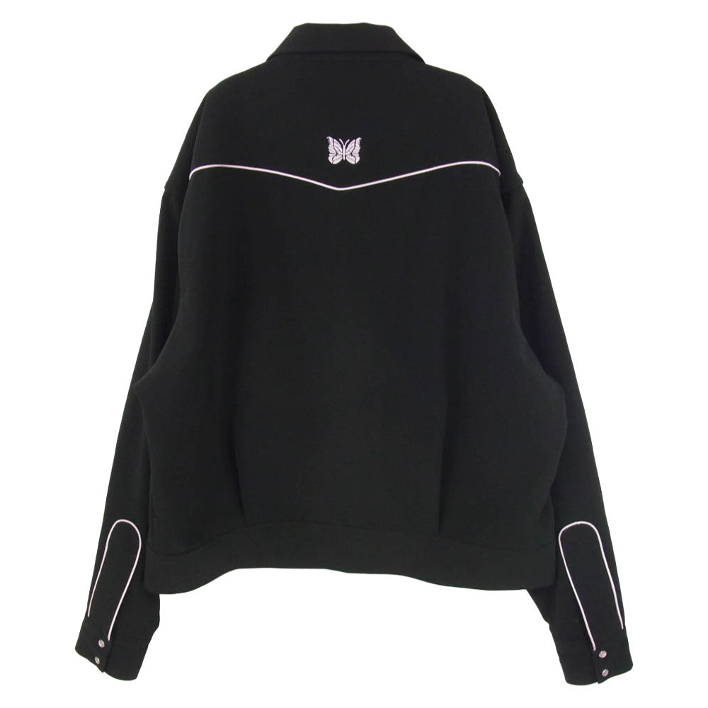 Needles ニードルス 22SS KP122 Piping Cowboy Jacket パイピング カウボーイ ジャケット ブラック系 XL【中古】