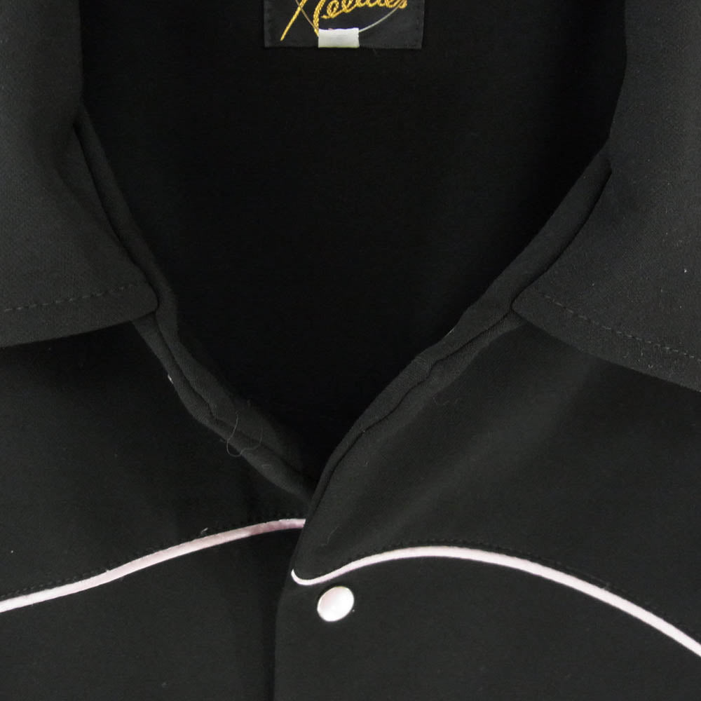 Needles ニードルス 22SS KP122 Piping Cowboy Jacket パイピング カウボーイ ジャケット ブラック系 XL【中古】