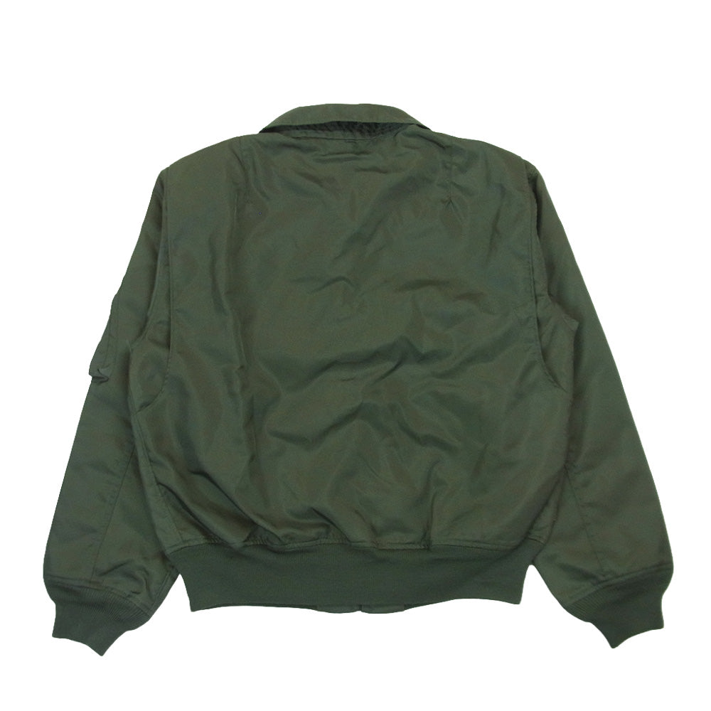 米軍 CWU-36P アメリカ軍 ミリタリー ブルゾン アウター フライト ジャケット グリーン系 サイズ表記なし【中古】