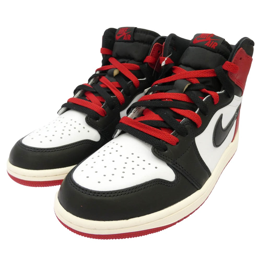 NIKE ナイキ DZ5485-106 Air Jordan 1 Retro High OG Black Toe Reimagined エアジョーダン1 レトロ ハイ OG ブラックトゥ リイマジンド ハイカットスニーカー マルチカラー系 26cm【新古品】【未使用】【中古】